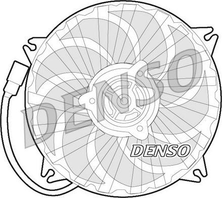 Denso DER21016 - Fen, radiator furqanavto.az