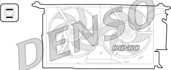 Denso DER21018 - Fen, radiator furqanavto.az