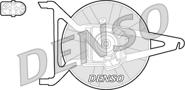 Denso DER21020 - Fen, radiator furqanavto.az