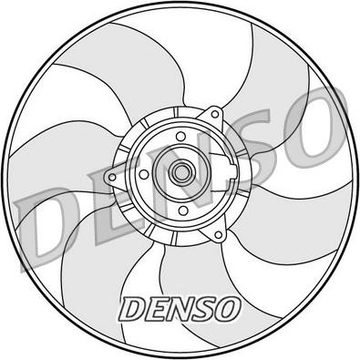 Denso DER23001 - Fen, radiator furqanavto.az