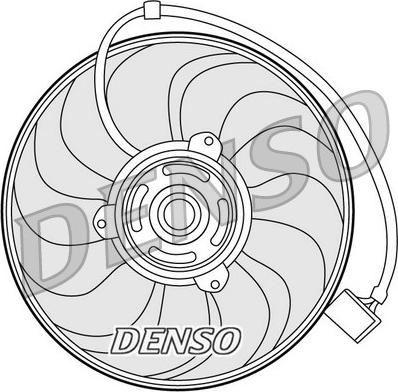 Denso DER27001 - Fen, radiator furqanavto.az