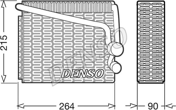 Denso DEV01001 - Buxarlandırıcı, kondisioner furqanavto.az