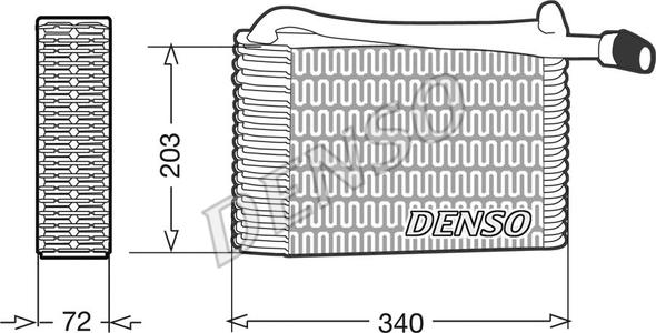 Denso DEV02004 - Buxarlandırıcı, kondisioner furqanavto.az