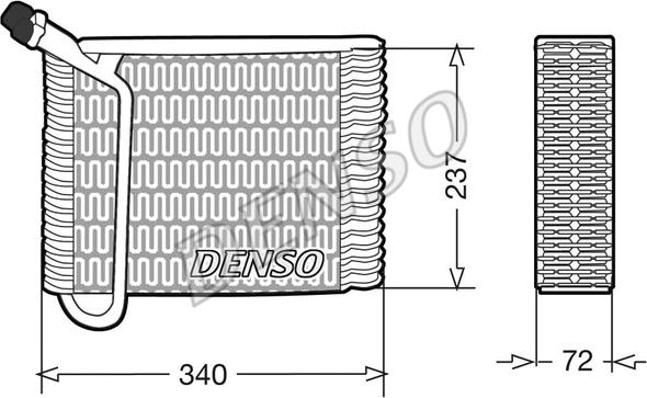 Denso DEV33004 - Buxarlandırıcı, kondisioner furqanavto.az