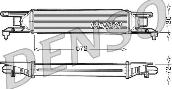 Denso DIT09105 - Intercooler, şarj cihazı furqanavto.az