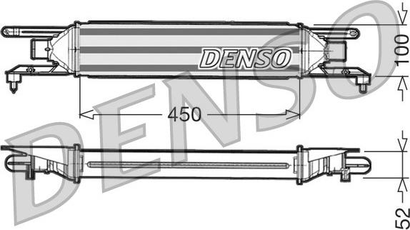 Denso DIT09106 - Intercooler, şarj cihazı furqanavto.az