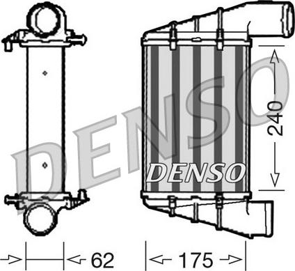 Denso DIT02001 - Intercooler, şarj cihazı furqanavto.az