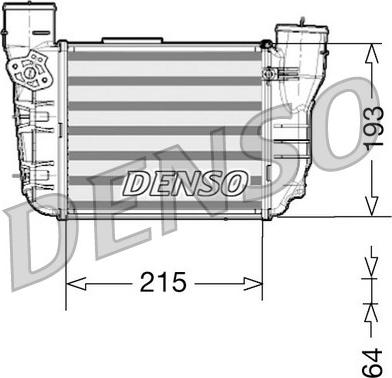 Denso DIT02020 - Intercooler, şarj cihazı furqanavto.az