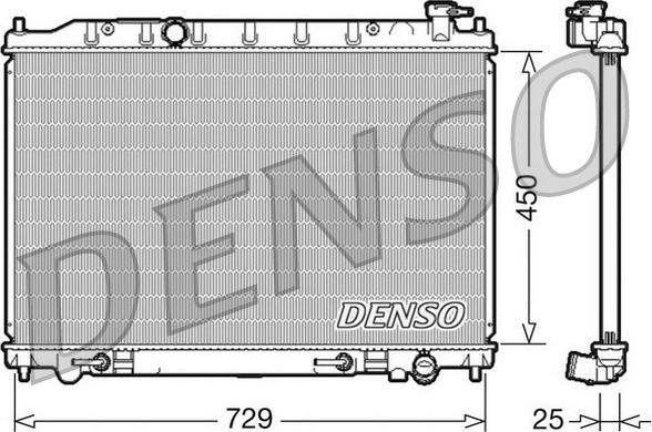 Denso DRM46029 - Radiator, mühərrikin soyudulması furqanavto.az