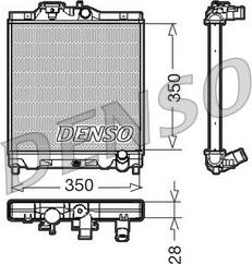 Denso DRM40004 - Radiator, mühərrikin soyudulması furqanavto.az