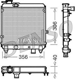 Denso DRM09081 - Radiator, mühərrikin soyudulması furqanavto.az