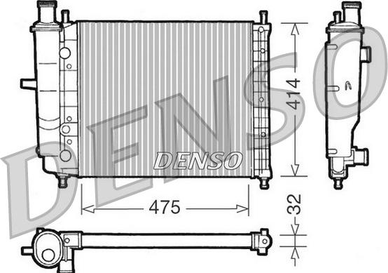 Denso DRM09028 - Radiator, mühərrikin soyudulması furqanavto.az