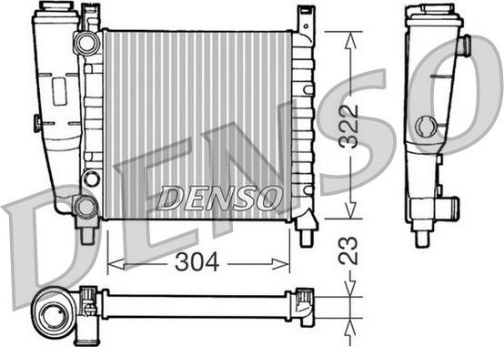 Denso DRM09140 - Radiator, mühərrikin soyudulması furqanavto.az