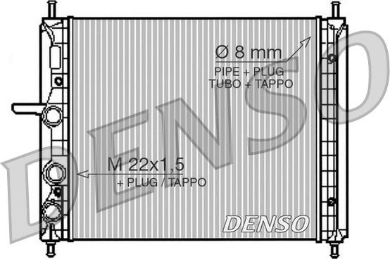Denso DRM09150 - Radiator, mühərrikin soyudulması furqanavto.az