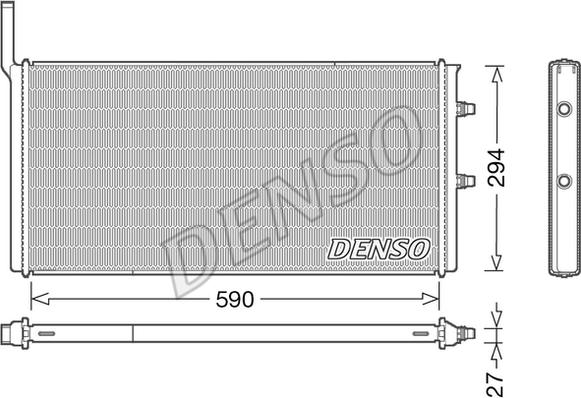 Denso DRM05009 - Radiator, mühərrikin soyudulması furqanavto.az