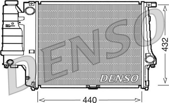 Denso DRM05037 - Radiator, mühərrikin soyudulması furqanavto.az