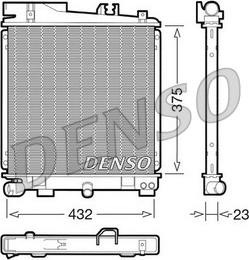 Denso DRM05029 - Radiator, mühərrikin soyudulması furqanavto.az