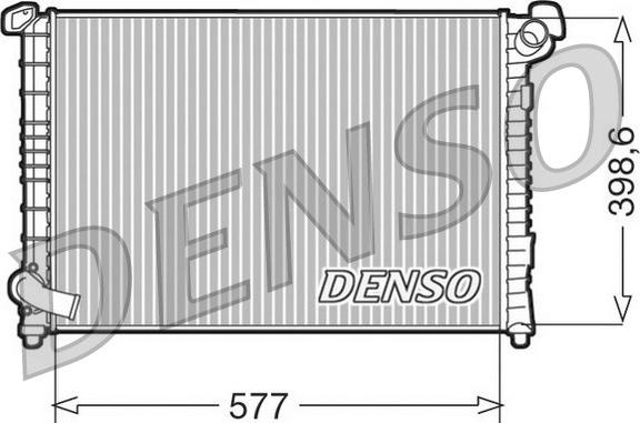 Denso DRM05101 - Radiator, mühərrikin soyudulması furqanavto.az