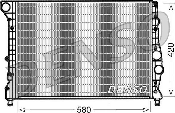 Denso DRM01001 - Radiator, mühərrikin soyudulması furqanavto.az