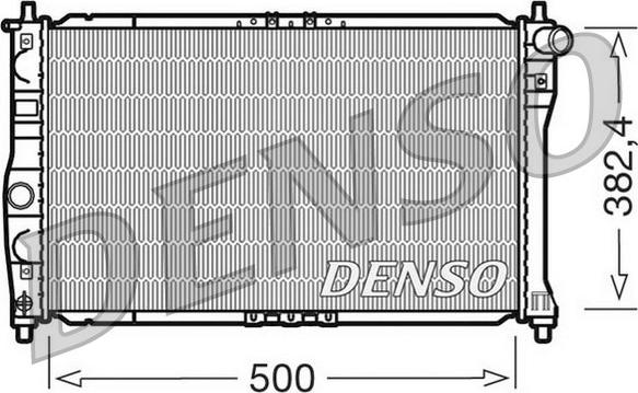 Denso DRM08001 - Radiator, mühərrikin soyudulması furqanavto.az