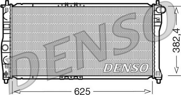 Denso DRM08002 - Radiator, mühərrikin soyudulması furqanavto.az