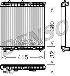 Denso DRM07011 - Radiator, mühərrikin soyudulması furqanavto.az