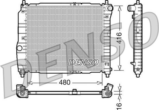 Denso DRM15003 - Radiator, mühərrikin soyudulması furqanavto.az