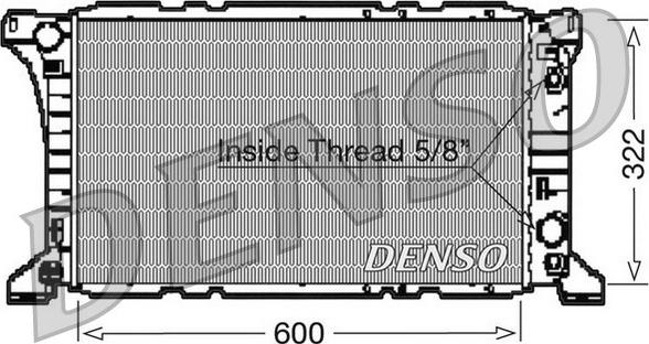 Denso DRM10096 - Radiator, mühərrikin soyudulması furqanavto.az