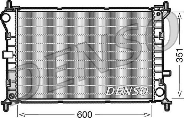 Denso DRM10051 - Radiator, mühərrikin soyudulması furqanavto.az