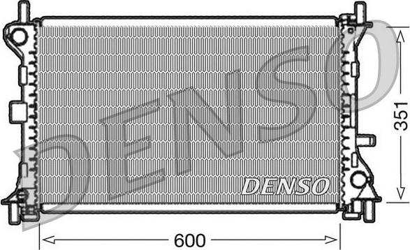 Denso DRM10052 - Radiator, mühərrikin soyudulması furqanavto.az