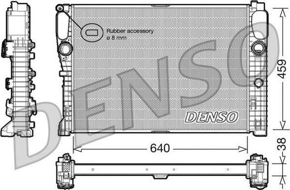 Denso DRM17014 - Radiator, mühərrikin soyudulması furqanavto.az