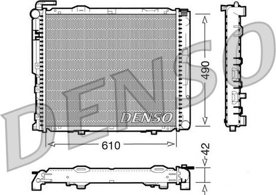 Denso DRM17035 - Radiator, mühərrikin soyudulması furqanavto.az