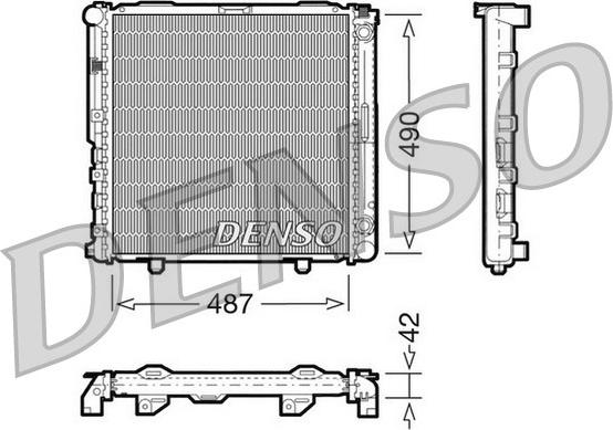 Denso DRM17031 - Radiator, mühərrikin soyudulması furqanavto.az