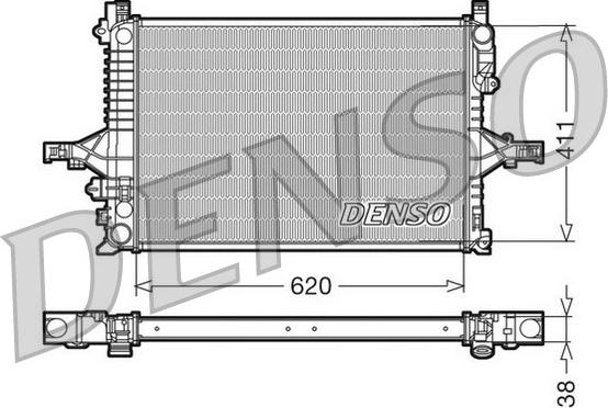 Denso DRM33065 - Radiator, mühərrikin soyudulması furqanavto.az