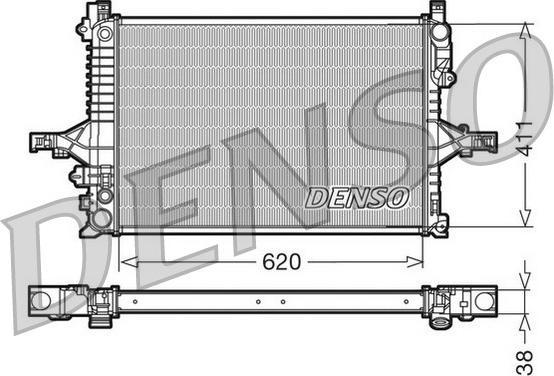 Denso DRM33066 - Radiator, mühərrikin soyudulması furqanavto.az