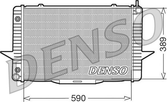 Denso DRM33067 - Radiator, mühərrikin soyudulması furqanavto.az