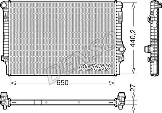 Denso DRM32049 - Radiator, mühərrikin soyudulması furqanavto.az