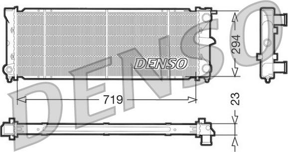 Denso DRM32026 - Radiator, mühərrikin soyudulması furqanavto.az