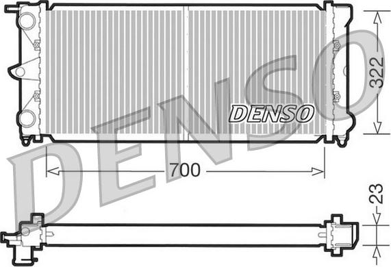 Denso DRM32021 - Radiator, mühərrikin soyudulması furqanavto.az