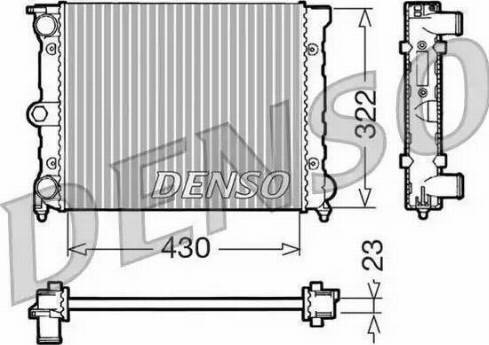 Ava Quality Cooling VWA2039 - Radiator, mühərrikin soyudulması furqanavto.az