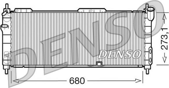 Denso DRM20042 - Radiator, mühərrikin soyudulması furqanavto.az