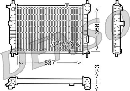 Denso DRM20011 - Radiator, mühərrikin soyudulması furqanavto.az