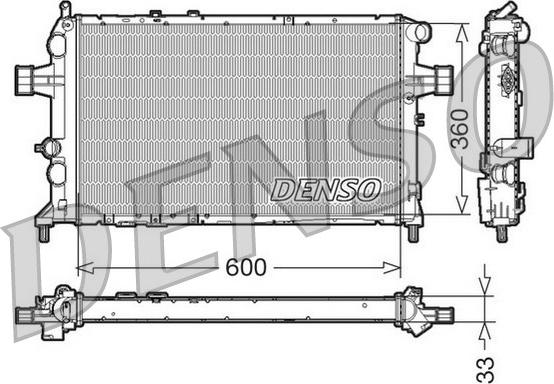 Denso DRM20018 - Radiator, mühərrikin soyudulması furqanavto.az