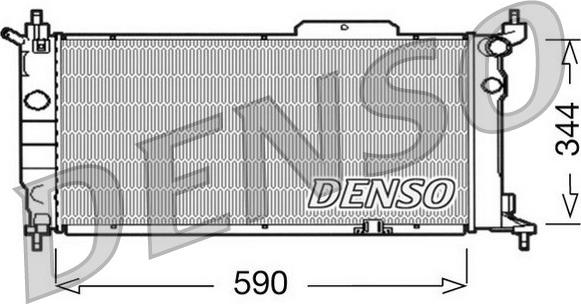 Denso DRM20013 - Radiator, mühərrikin soyudulması furqanavto.az