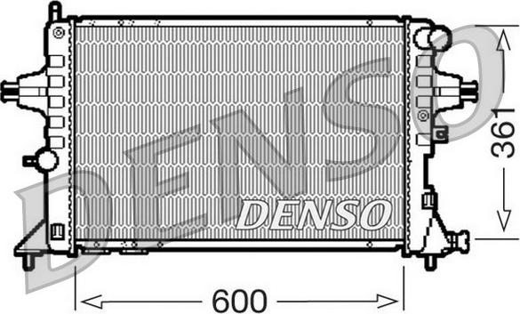 Denso DRM20084 - Radiator, mühərrikin soyudulması furqanavto.az