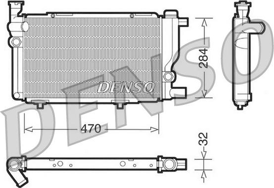 Denso DRM21013 - Radiator, mühərrikin soyudulması furqanavto.az