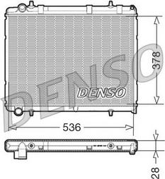 Denso DRM21035 - Radiator, mühərrikin soyudulması furqanavto.az