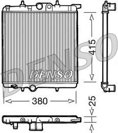 Denso DRM21020 - Radiator, mühərrikin soyudulması furqanavto.az