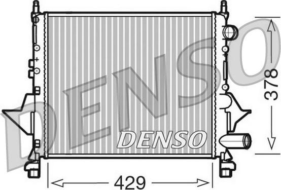 Denso DRM23082 - Radiator, mühərrikin soyudulması furqanavto.az