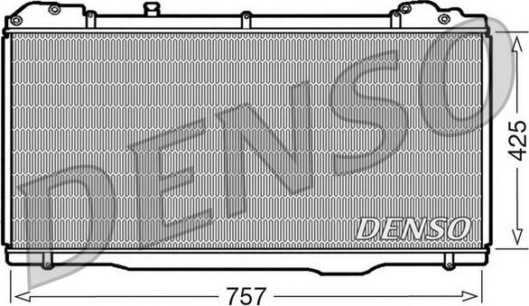 Denso DRM23023 - Radiator, mühərrikin soyudulması furqanavto.az